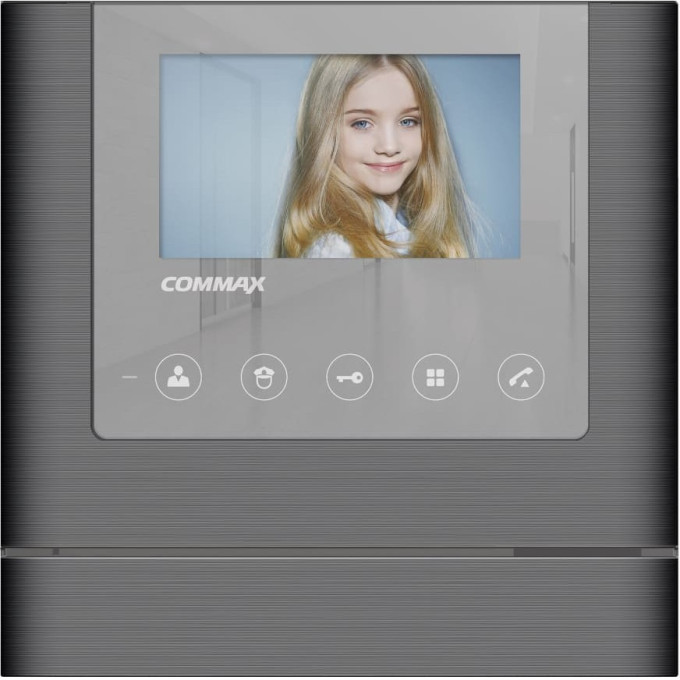 Абонентский монитор COMMAX CDV-43M Metalo Dark Grey